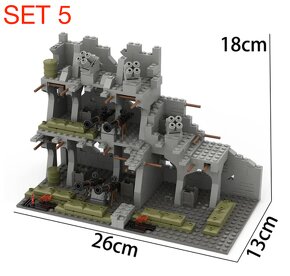 Rôzne sety vojakov 6 + doplnky - typ lego - nové - 3