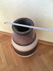 Masivní velká keramická váza - 3