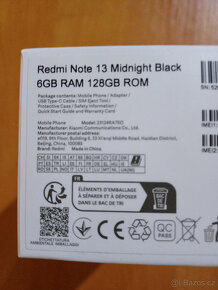 xiaomi redmi note 13 - 6/128 - 3