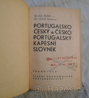 Portugalsko-český a česko-portugalský kapesní slovník - 1964 - 3