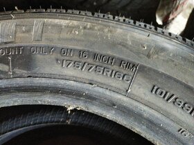 4x nové pneu 175/75 r16c letní - 3