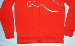 Sportovní červená bunda, vel. M, zn. Puma - 3
