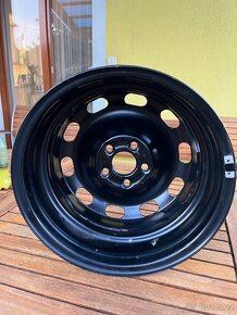 Plechový disk 15" 5x112 - rezervní kolo na VW, Škoda, Audi - 3