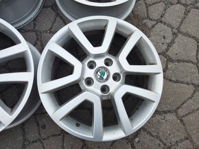 17"alu sada Spitzberg 5x112 origo Škoda Yeti Octavia Scout 2 - 3