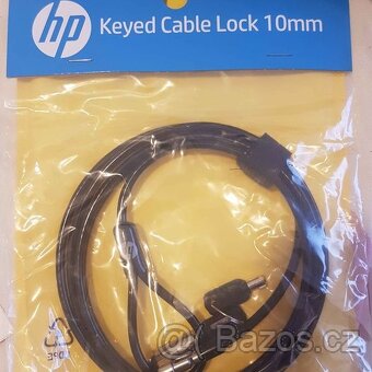 HP Keyed Cable Lock 10mm - lankový zámek na notebook - 3