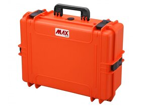 Nárazu, vodě, prachu odolný kufr MAX505 - oranžový (prázdný) - 3