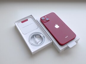 APPLE iPhone 13 mini 256GB Red - ZÁRUKA -JAKO NOVÝ-100%bat. - 3