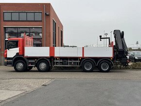 Scania P410 8x4 - valník s hydraulickou rukou HIAB - 3