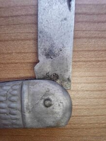 Starý retro nožík kudla DUKLA označen-Š-kytička - 3
