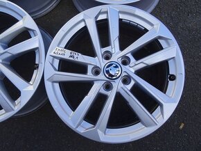 Alu disky originál Škoda, 17", 5x112, ET 43 , šířka 6,5J - 3