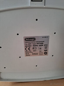 Teplovzdušný ventilátor DeLonghi, 2000 W - 3