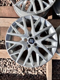 5x100 R16 originál alu disky Seat Ibiza - TOP STAV - 3