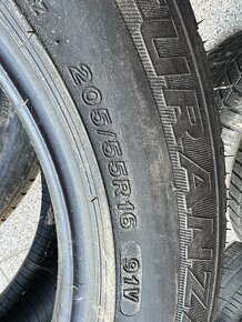 Prodám dvě nové letní pneu 205/55R16 Bridgestone Turanza - 3