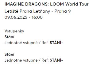 Imagine Dragons Loom World Tour, Praha 9.6.2025 - 3