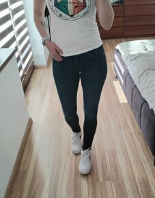 Dámské skinny rifle džíny Pepe Jeans Pixie modré 27/30 - 3