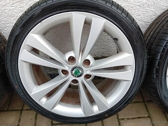 Originál sada kol Škoda Neptune 5x112R18 - 225/40R18 - 3