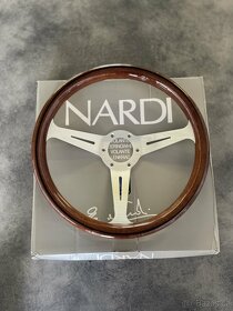 Dřevěný volant Nardi Torino-broušený hliník - 3