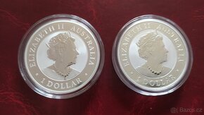 2x 1 oz stříbrné mince Wedge Tailed Eagle 2021 a 2022 - 3