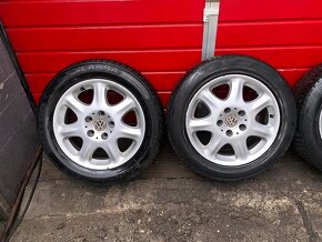 ALU kola Mercedes Ronal 16" 7,5J ET46 + zimní 215/55/R16 - 3