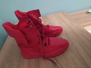 Pánské, stylové high top boty se zipem - Velikost 43 - 3