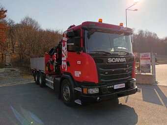 Scania G410 +Fassi 545+valník,ČR,1MAJ - 3