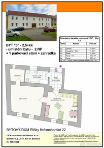 Byt 2,5+kk, 69,2 m2, Olomouc 2. NP - 3