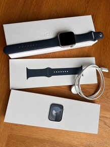 Prodám Apple Watch 9 45mm Silver Al - stav nových - 3