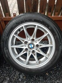 ALU 5x120 R16 originál Z4 e85 styling 104, nové pneu - 3