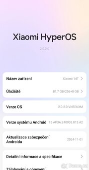 Prodám Xiaomi 14 T 12/256GB - 3