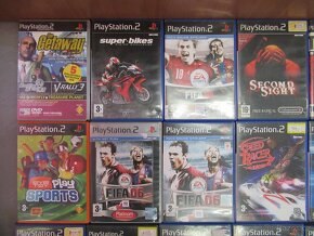 Prodám PlayStation 2 slim + 47 her - 3