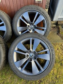 Originál alu kola Škoda model Zenith rozteč 5x112 R18 - 3