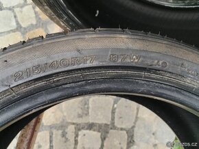 215/40/17 letni pneu BRIDGESTONE a DUNLOP 215 40 17P - 3