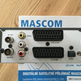 Satelitní přijímač MASCOM MC1101CR černý - 3
