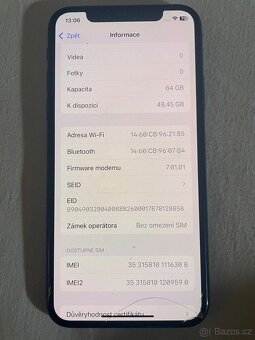 Apple iPhone XS 64gb Black na náhradní díly - 3