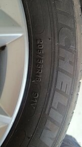 4x Michelin 205/55 r16 91v + Litá kola 16'' Orig Škoda - 3