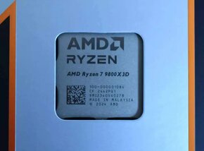 AMD Ryzen 7 9800x3d - nový procesor s zárukou - 3