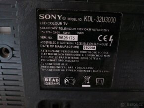 LCD televize Sony KDL-32U3000. 32palcová úhlopříčka - 3