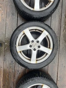 ALU kola Dezent R15 5x100 zimní pneumatiky 185/55/15 - 3