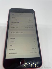 iPhone SE 2020 red 100% baterie - 3