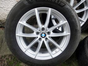 Orig alu disky na BMW se zimni pneu Michelin - 3