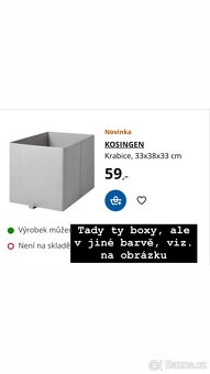 Prodám Kallax ( ikea )+2 boxy+ 4 šuplíky - 3