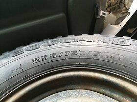 Prodám pneu s diskem 255/75 R15 5x114 - 3