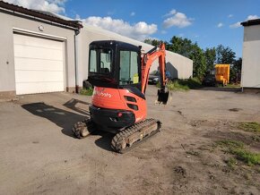 Minibagr Kubota U20-3 2300kg Roztah, podvozek - 3