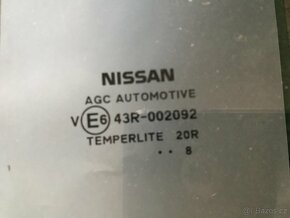 Nissan Qashqai J11 PZ sklo dveří zatmavené orig. - 3