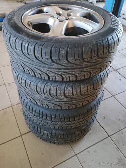 ALU kola 5x100 R15, letní pneu - 3