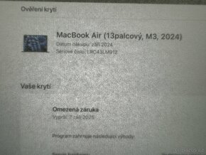 MacBook Air 13” M3 / 8GB / 256GB - 3