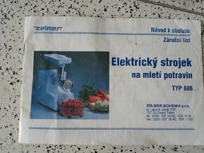 Elektrický strojek na mletí potravin - 3