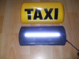 Transparent Taxi , magnetický , 12 V - 3