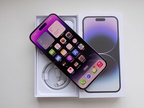 APPLE iPhone 14 Pro MAX 128GB Deep Purple - ZÁRUKA - TOP STA - 3