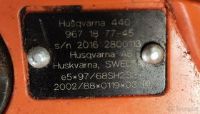 HUSQVARNA 440 motorová pila - 3